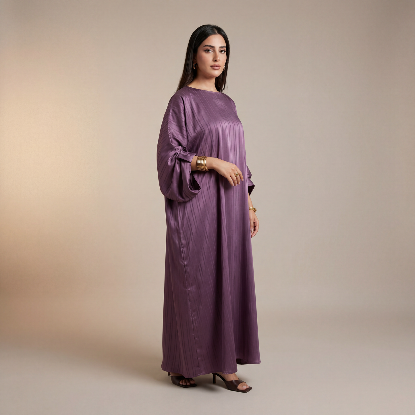 Yasira Zachte Glans Dress