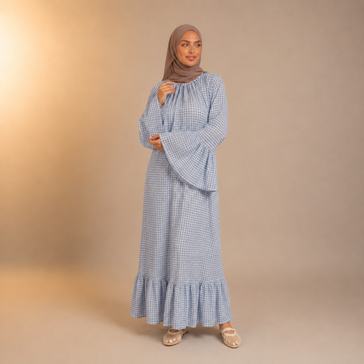 Layan Plaid Seasons Dress
