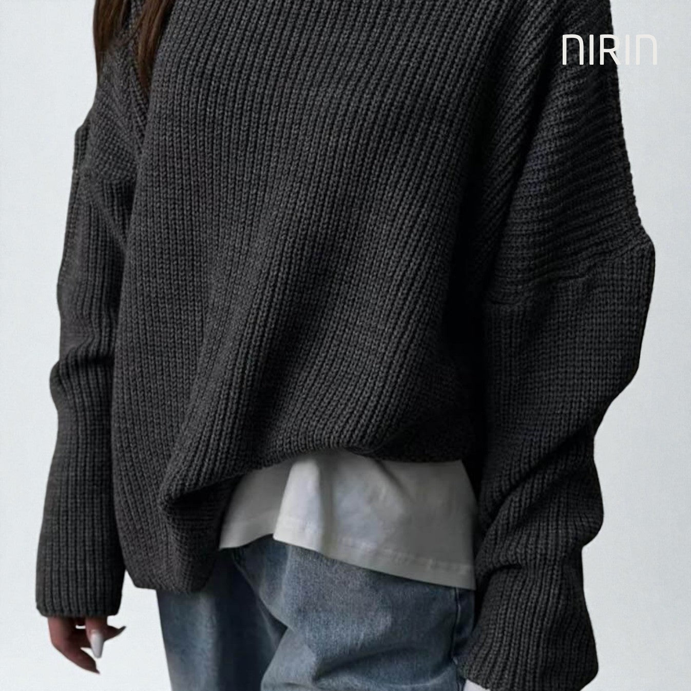 LYRA Gebreide Ronde Hals Trui