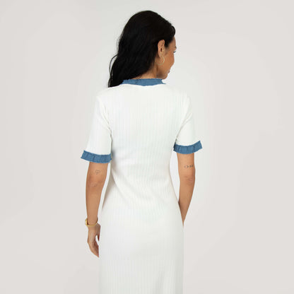 Modern Fit Gebreide Jurk