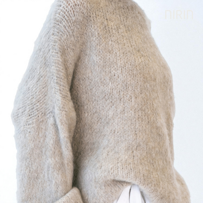 Off-Shoulder Knit Pullover