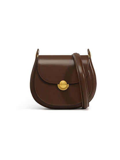 Leren Saddle Crossbody Tas