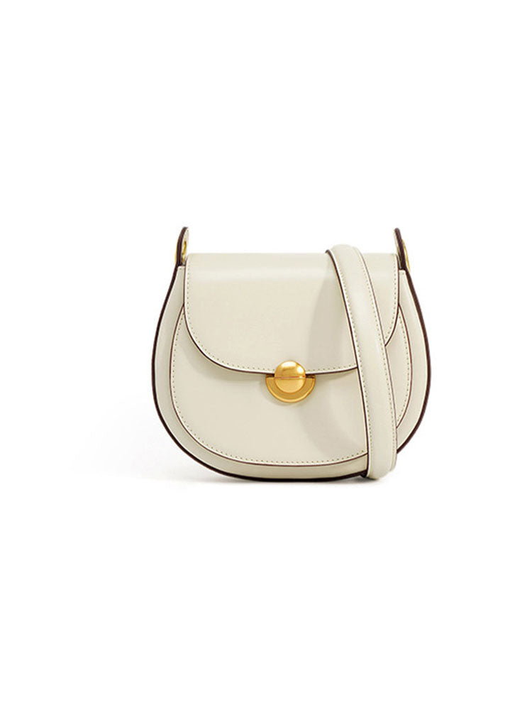 Leren Saddle Crossbody Tas