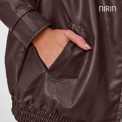 NOIR Oversized Leren Jacket