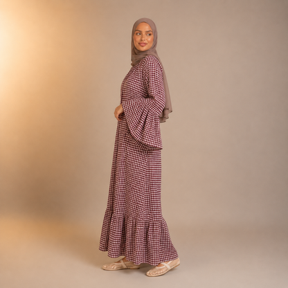 Layan Plaid Seasons Dress