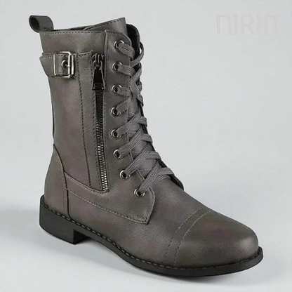 Plateauboots van Leer