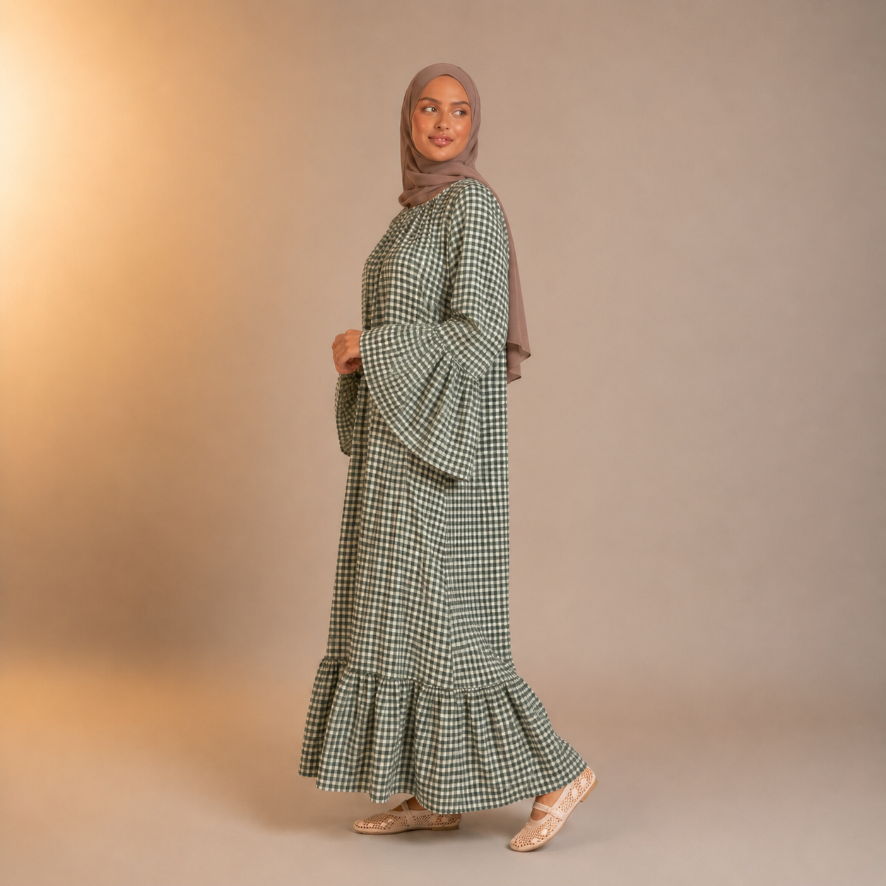 Layan Plaid Seasons Dress