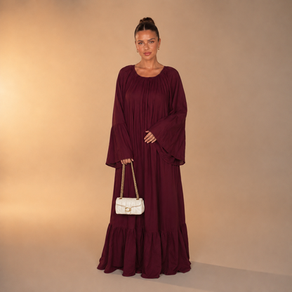 Roqaya Falling Sleeve Dress