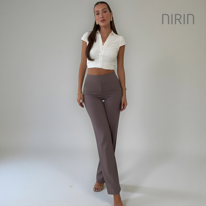 AVA High Waist Cropped Pants