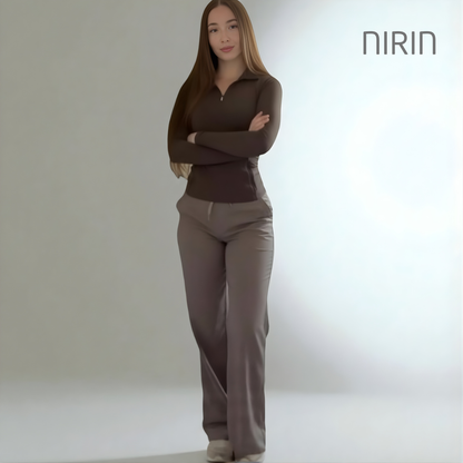 AVA High Waist Cropped Pants