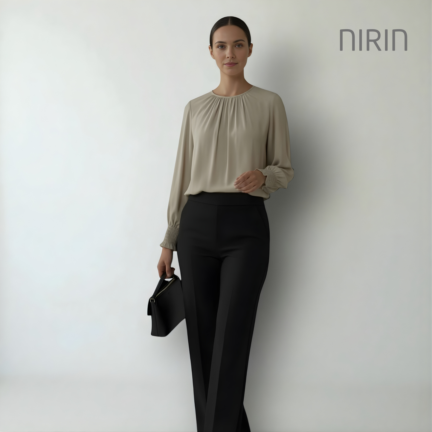 AVA High Waist Cropped Pants