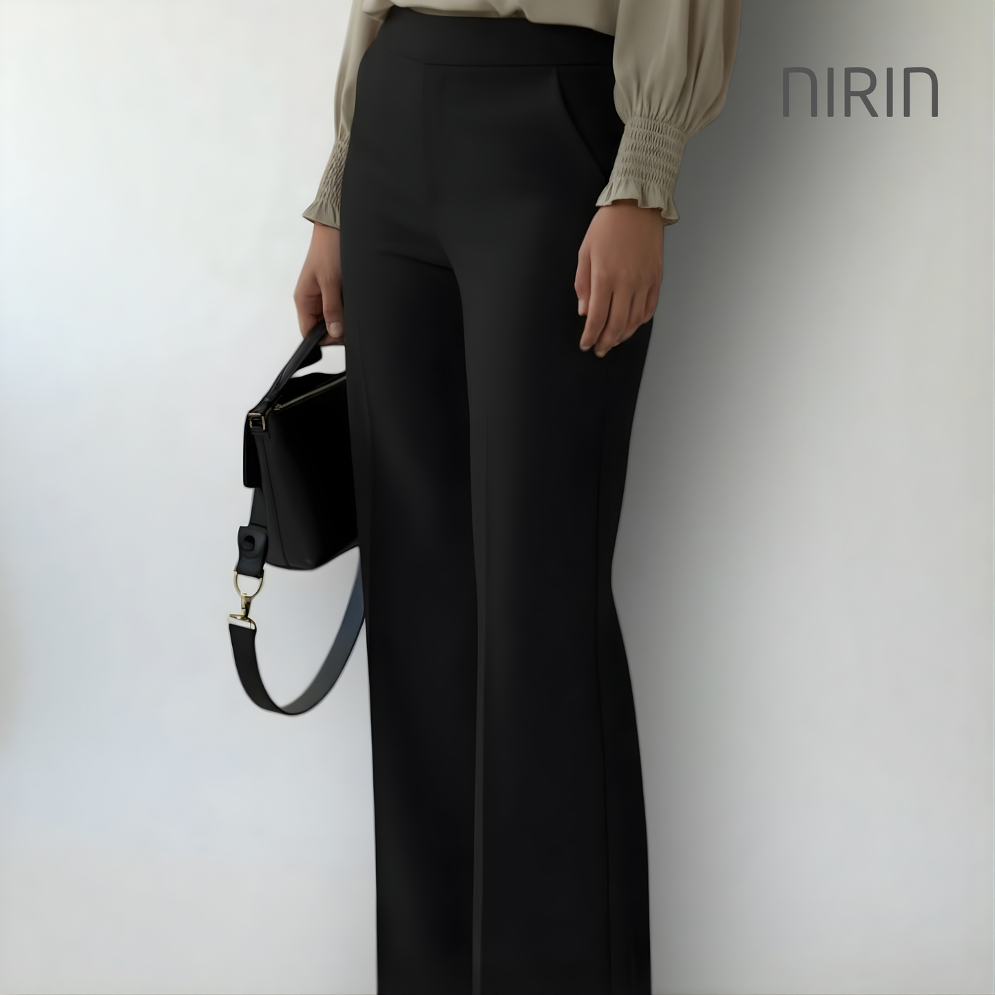 AVA High Waist Cropped Pants