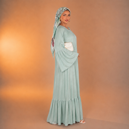 Roqaya Falling Sleeve Dress