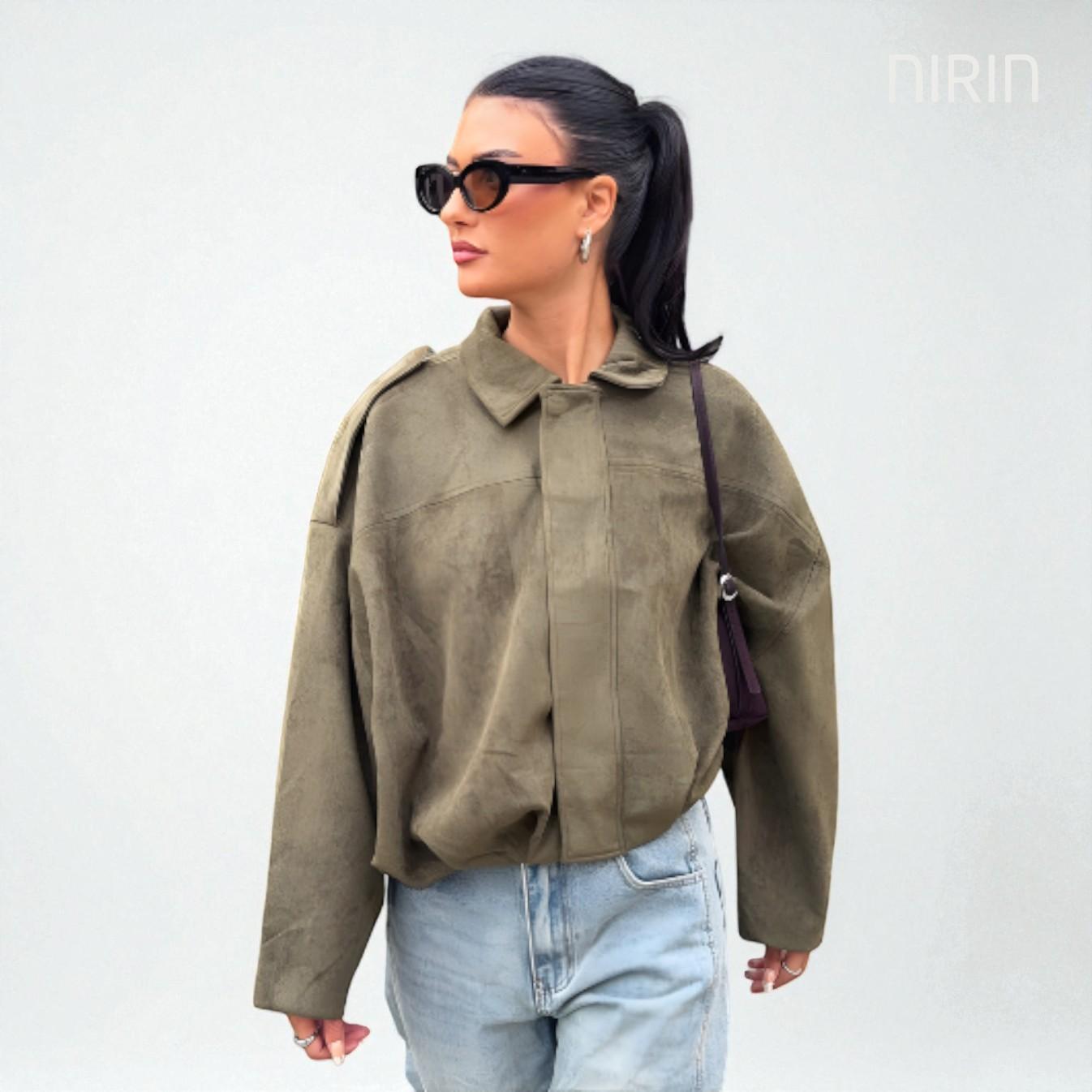 ELVY Oversized Bomber Jacket