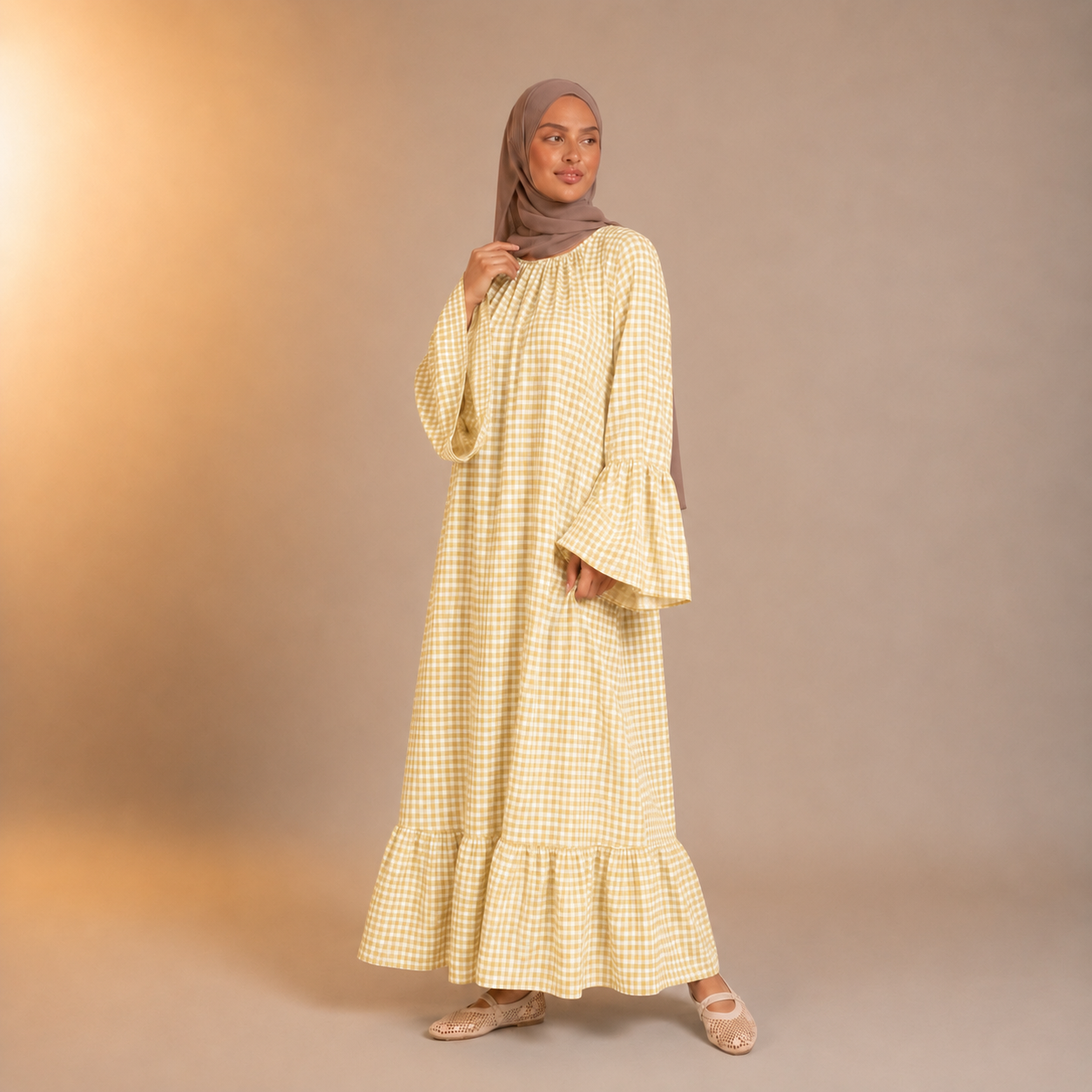 Layan Plaid Seasons Dress