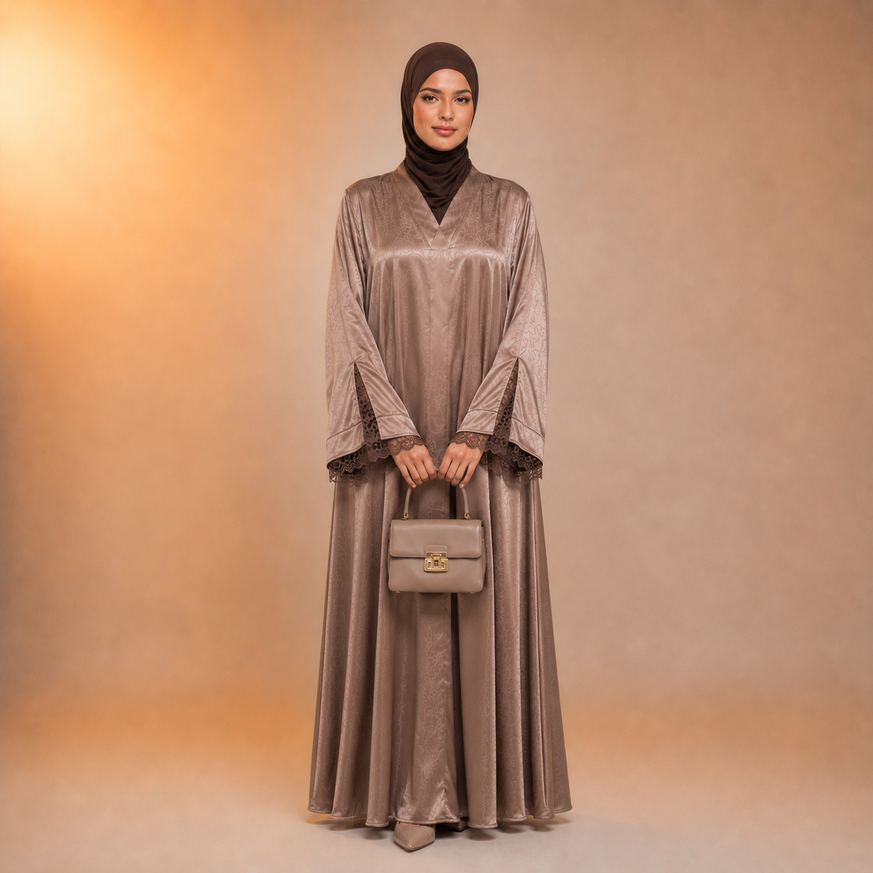 Amirah Satin Line Abaya