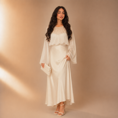 Lamees Chiffon Layer Blouse