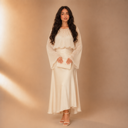 Lamees Chiffon Layer Blouse