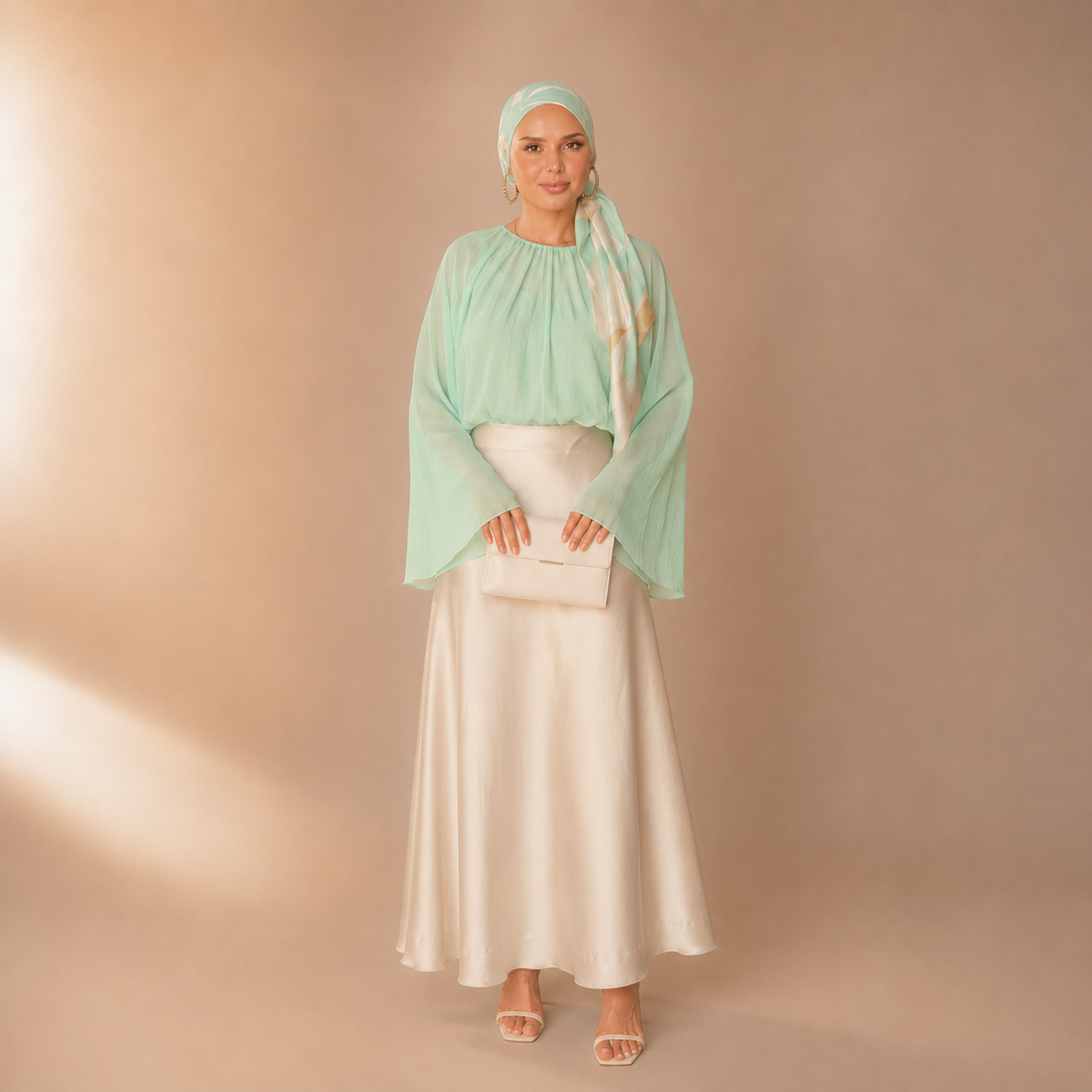 Lamees Chiffon Layer Blouse
