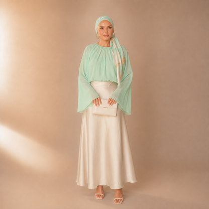 Lamees Chiffon Layer Blouse