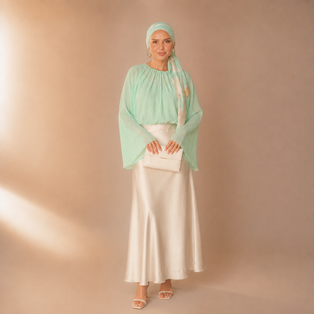 Lamees Chiffon Layer Blouse