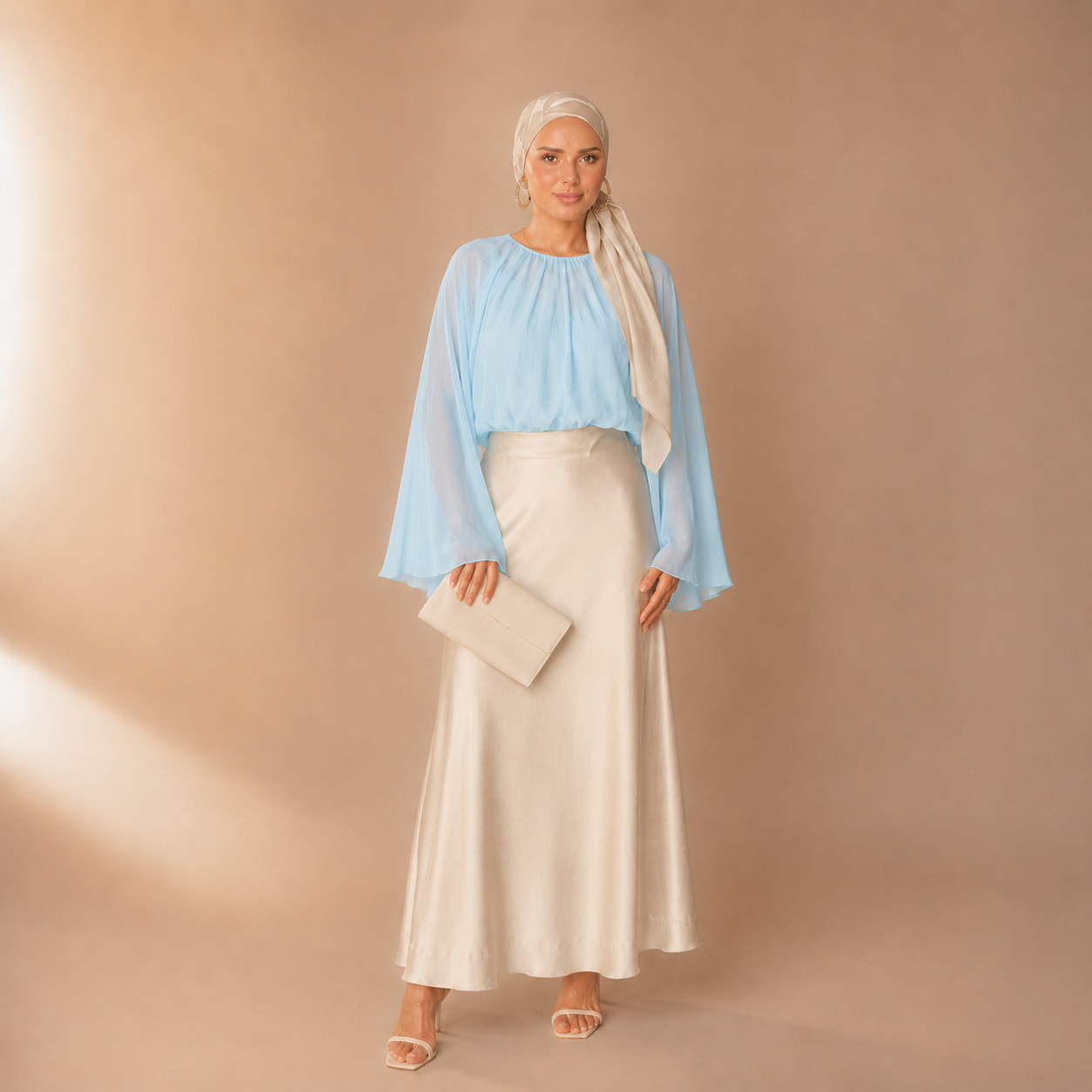 Lamees Chiffon Layer Blouse