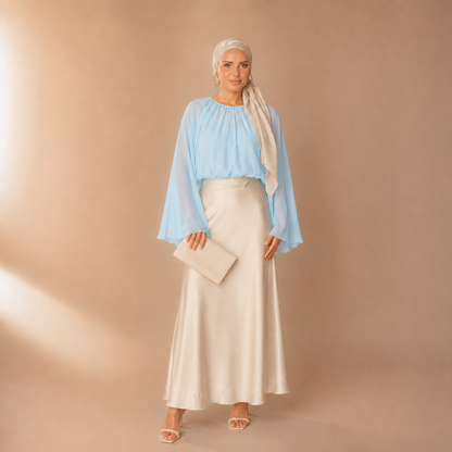 Lamees Chiffon Layer Blouse