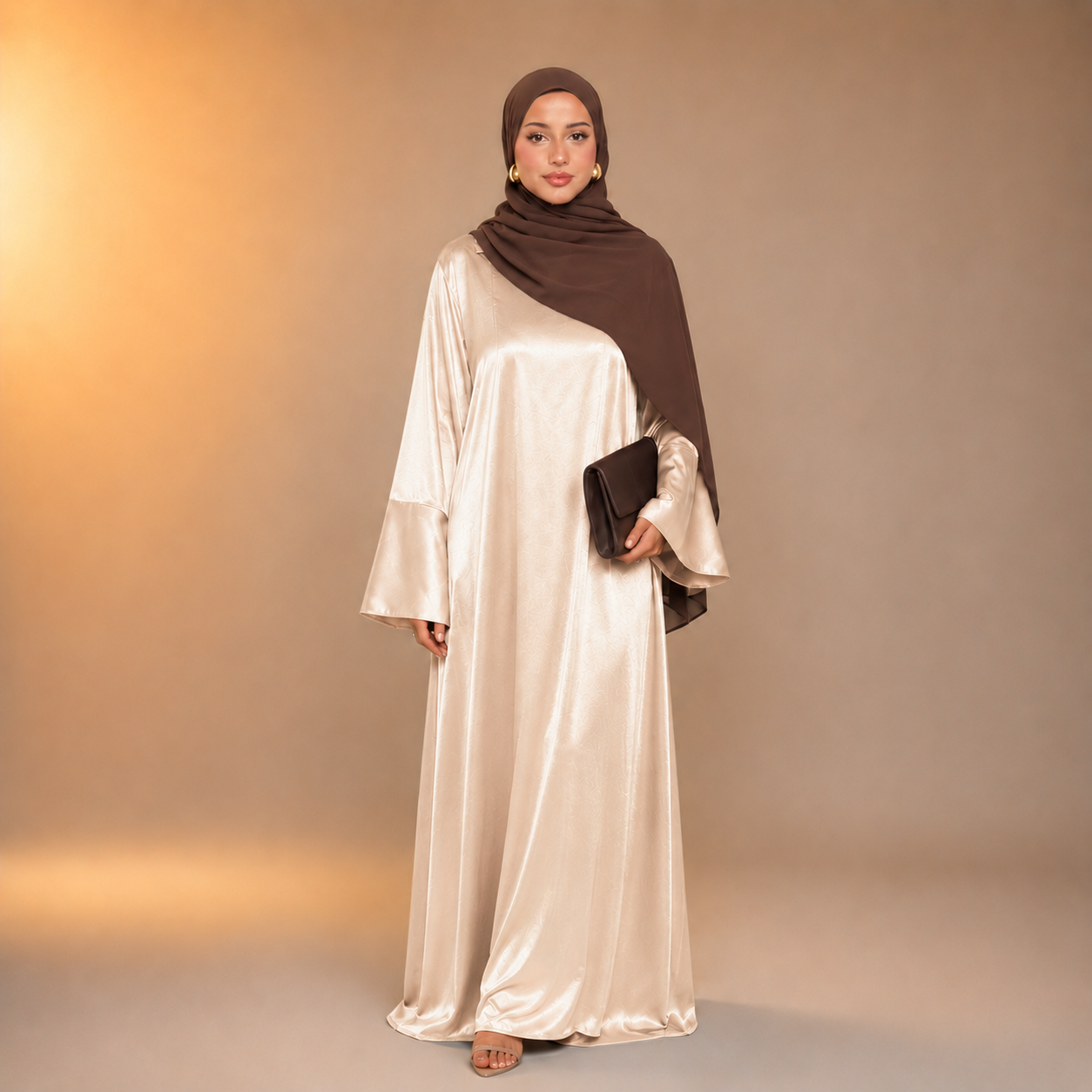 Asiyah Satin Line Abaya