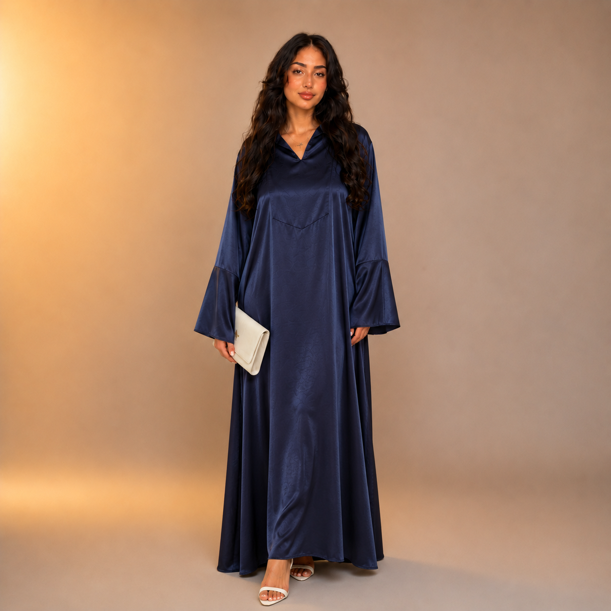 Asiyah Satin Line Abaya