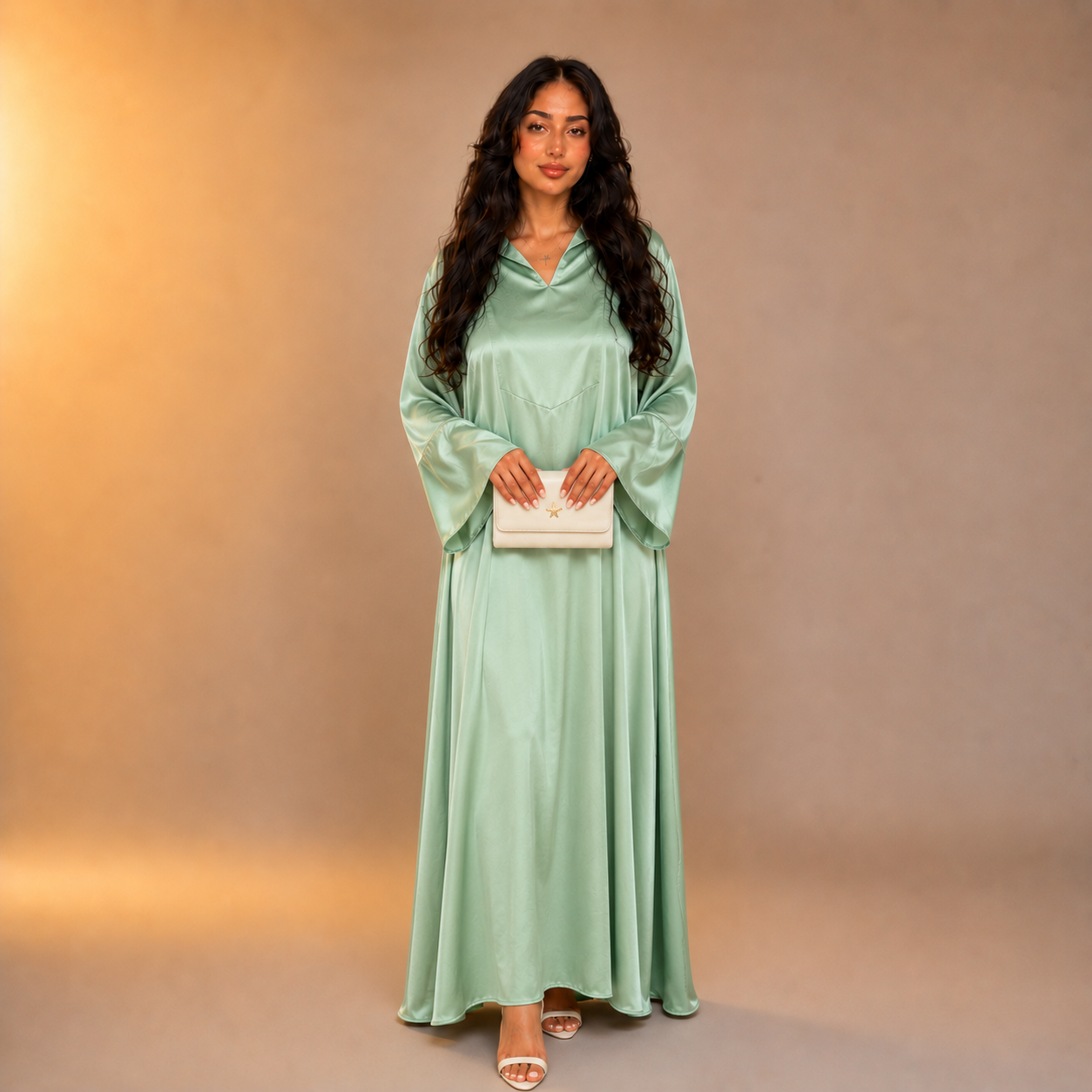 Asiyah Satin Line Abaya
