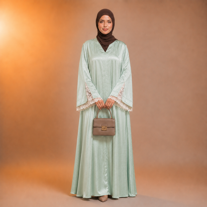 Amirah Satin Line Abaya