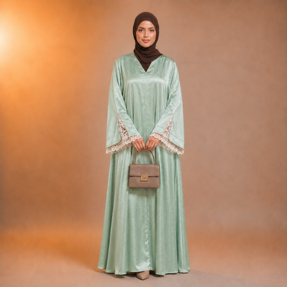 Amirah Satin Line Abaya