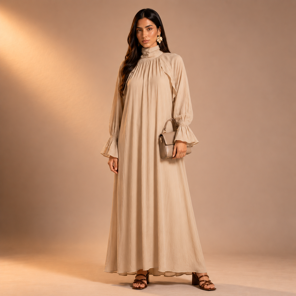 Rawan Layered Sleeve Dress