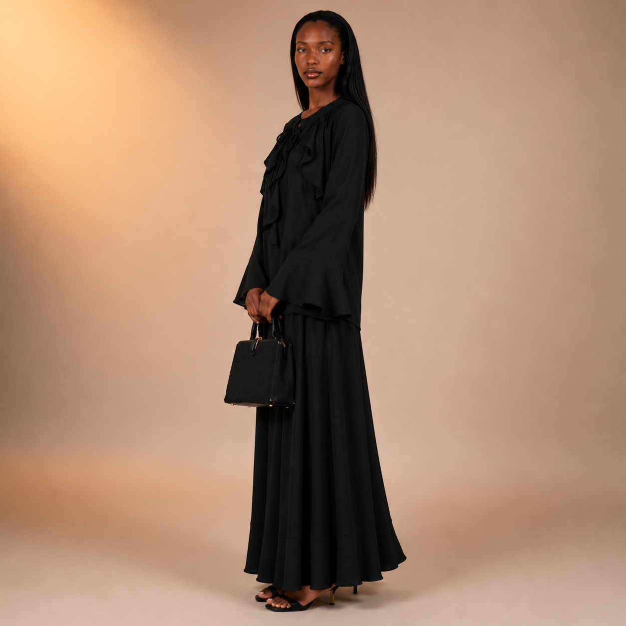 Hind Front Frill Twinset
