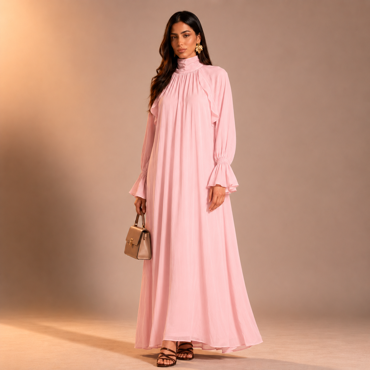 Rawan Layered Sleeve Dress