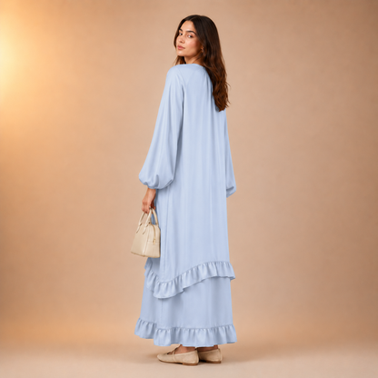 Sahar Soft Cascade Dress
