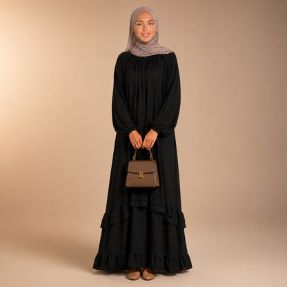 Sahar Soft Cascade Dress