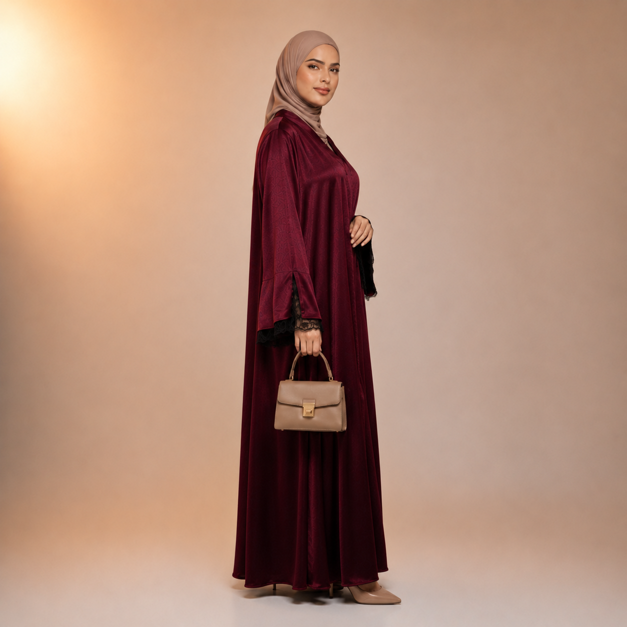 Amirah Satin Line Abaya