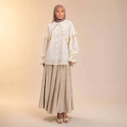 Tasneem Charming Ruffle Blouse