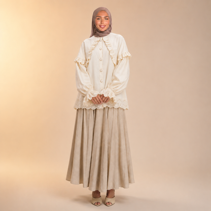 Tasneem Charming Ruffle Blouse