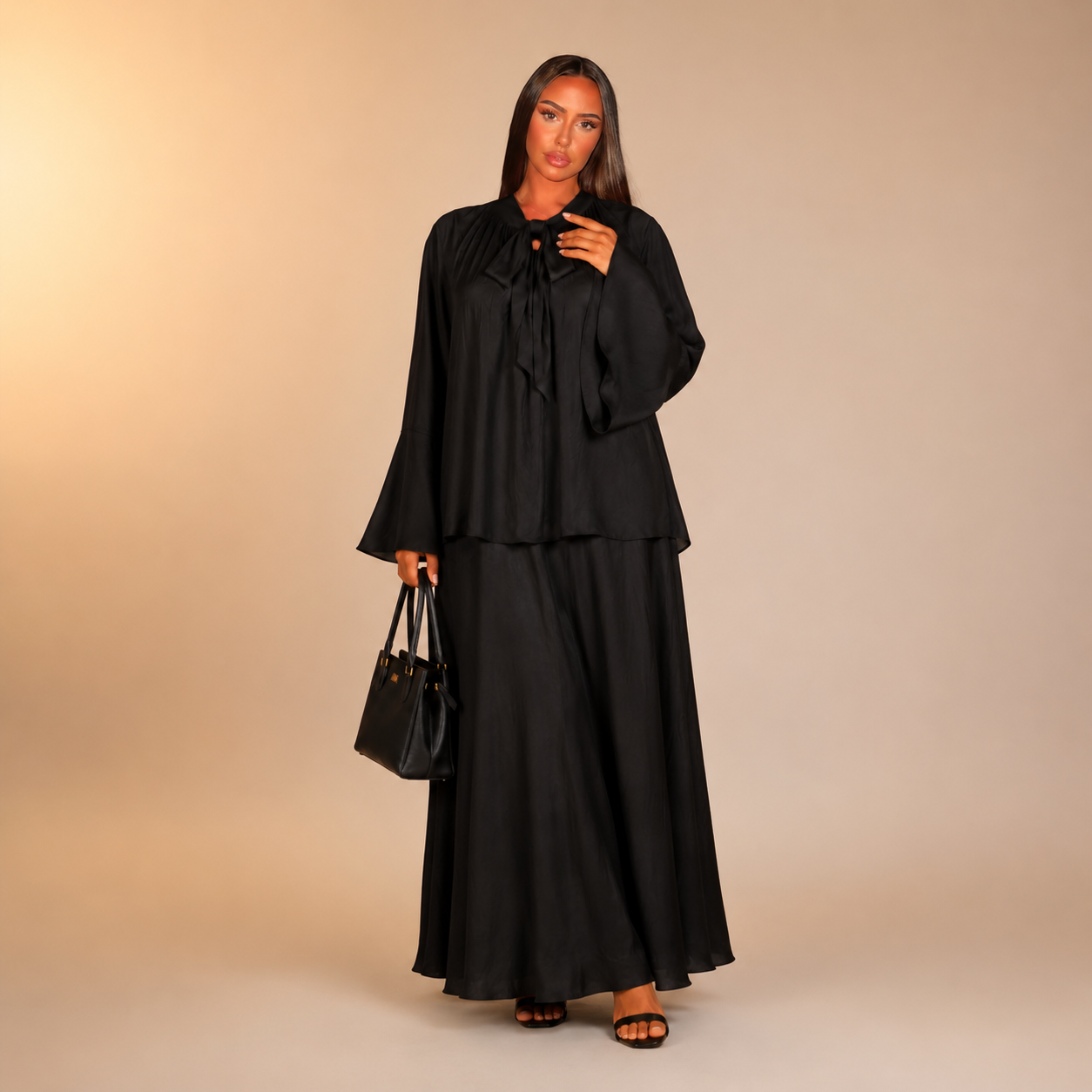 Ramlah Bow Tunic Twinset