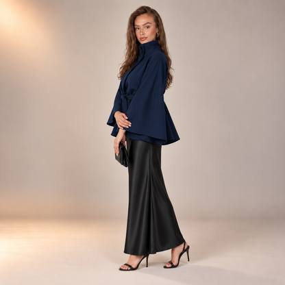 Safiya Majestic Poncho Coat