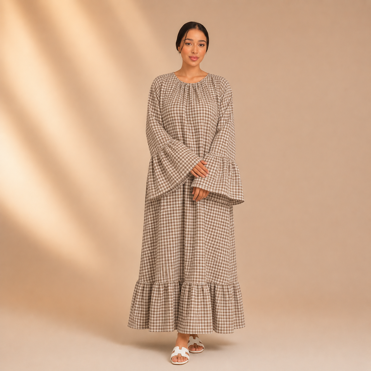 Layan Plaid Seasons Dress