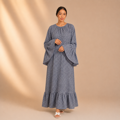 Layan Plaid Seasons Dress