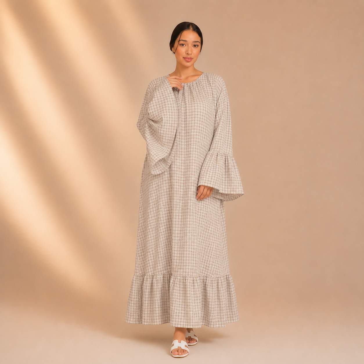 Layan Plaid Seasons Dress