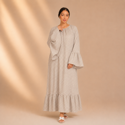 Layan Plaid Seasons Dress