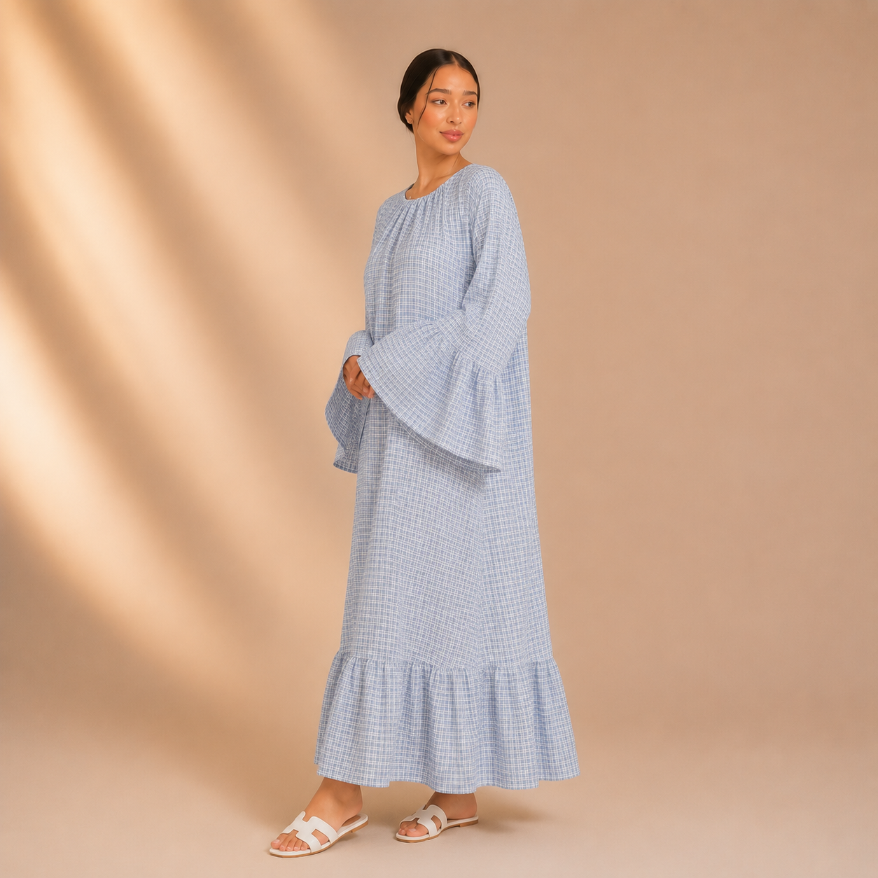 Layan Plaid Seasons Dress