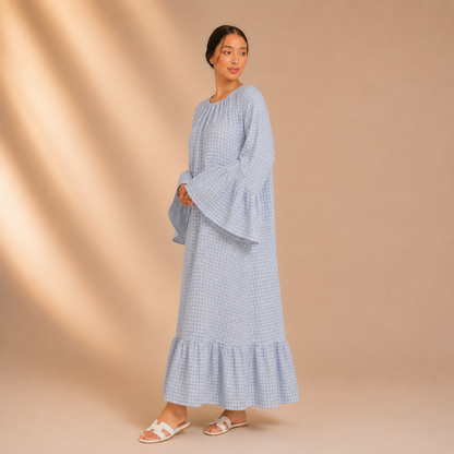 Layan Plaid Seasons Dress