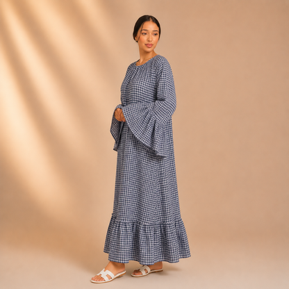 Layan Plaid Seasons Dress