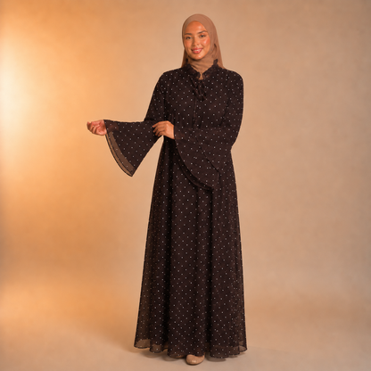 Maram Feather Dot Dress